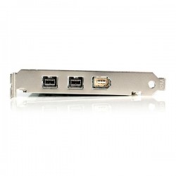 StarTech.com 3 Port 2b 1a PCI FireWire Adapter Card w/ DV Editing Kit