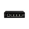 5 Port Unmanaged Industrial Gigabit Ethernet Switch - DIN Rail / Wall-Mountable