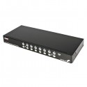 StarTech.com 16 Port 1U Rack Mount USB PS/2 KVM Switch with OSD