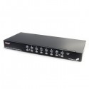 StarTech.com 16 Port 1U Rack Mount USB KVM Switch with OSD