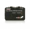 StarTech.com  2 Port Black USB KVM Switch Kit with Audio and Cables