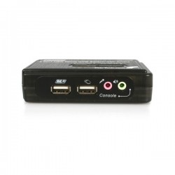StarTech.com  2 Port Black USB KVM Switch Kit with Audio and Cables