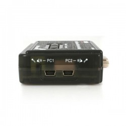 StarTech.com  2 Port Black USB KVM Switch Kit with Audio and Cables