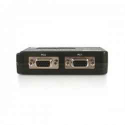 StarTech.com  2 Port Black USB KVM Switch Kit with Audio and Cables