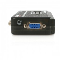 StarTech.com  2 Port Black USB KVM Switch Kit with Audio and Cables