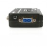 StarTech.com  2 Port Black USB KVM Switch Kit with Audio and Cables