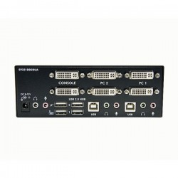 StarTech.com  2 Port Dual DVI USB KVM Switch with Audio &amp;amp; USB 2.0 Hub