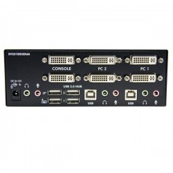 StarTech.com  2 Port Dual DVI USB KVM Switch with Audio &amp;amp; USB 2.0 Hub