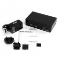 StarTech.com 2 Port DVI + USB KVM Switch with Audio - KVM switch - USB 2.0 Hub - 2 ports - 1 local user - 1U