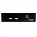 StarTech.com 2 Port High Resolution USB DVI Dual Link KVM Switch with Audio - KVM / audio / USB switch - USB - 2 p