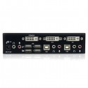 StarTech.com 2 Port High Resolution USB DVI Dual Link KVM Switch with Audio - KVM / audio / USB switch - USB - 2 p