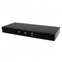 StarTech.com 2 Port Quad Monitor Dual-Link DVI USB KVM Switch with Audio &amp;amp; Hub