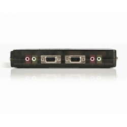 StarTech.com  4 Port Black USB KVM Switch Kit with Cables and Audio