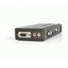 StarTech.com  4 Port Black USB KVM Switch Kit with Cables and Audio