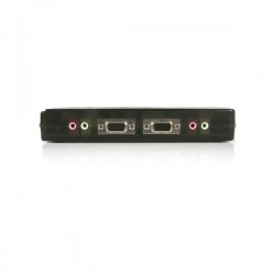 StarTech.com  4 Port Black USB KVM Switch Kit with Cables and Audio