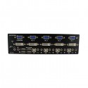 StarTech.com 4 Port DVI VGA Dual Monitor KVM Switch USB with Audio &amp;amp; USB 2.0 Hub