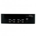 StarTech.com 4 Port DVI VGA Dual Monitor KVM Switch USB with Audio &amp;amp; USB 2.0 Hub