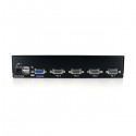 StarTech.com 4 Port 1U Rack Mount USB KVM Switch with OSD - KVM switch - USB - 4 ports - 1 local user - 1U - exter