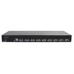 StarTech.com 8 Port 1U Rack Mount USB KVM Switch with OSD