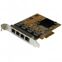 StarTech.com 4-Port PCIe Gigabit Network Adapter Card