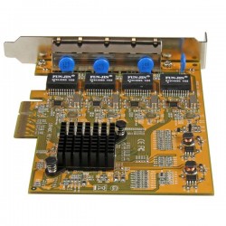 StarTech.com 4-Port PCIe Gigabit Network Adapter Card | StarTech.com Network Cards & Adapters
