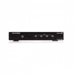 StarTech.com 4 Port VGA Video Audio Switch with RS232 control - Video/audio splitter - 4 ports
