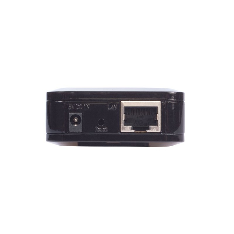 USRobotics USR808710 2 x USB 2.0, 1 x RJ-45, Gigabit Ethernet Negro Mini Adaptador NAS