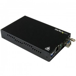 StarTech.com Gigabit Ethernet Copper-to-Fiber Media Converter - SM LC - 20 km | StarTech.com Media Converters