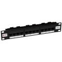 12 Port Cat6 10" UTP Patch Panel