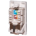 Cat6 FTP Shielded RJ45 Module (Euromod Size)