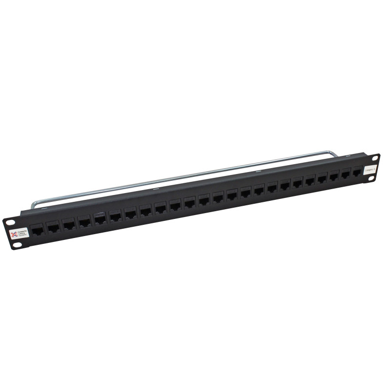 24 Port Thru-Coupler Cat6 UTP RJ45 Patch Panel 24 Port Thru-Coupler Cat6 UTP RJ45 Patch Panel