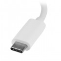 StarTech.com 3-Port USB 3.0 Hub plus Gigabit Ethernet - USB-C - White