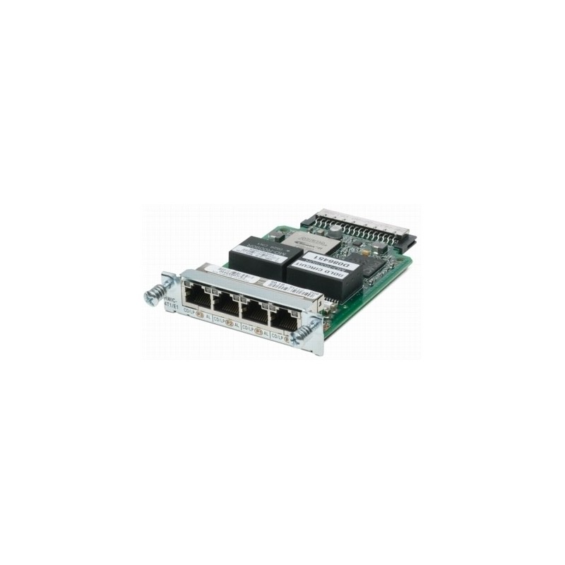 Cisco 4-Port T1/E1 Clear Channel High-Speed WAN Interface Card