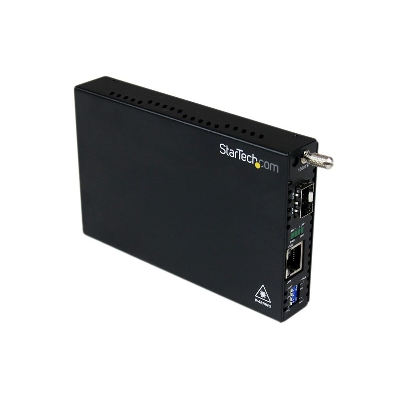 StarTech.com Gigabit Ethernet Fiber Media Converter with Open SFP Slot