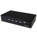 StarTech.com 4-Port DisplayPort KVM Switch - USB 3.0 - 4K