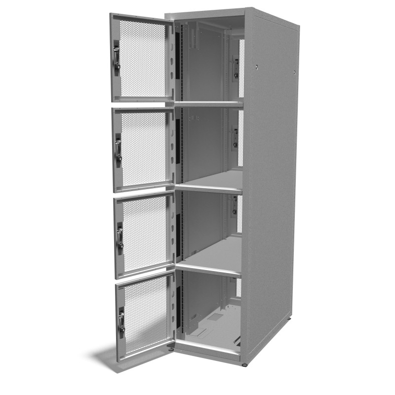 47u 800mm x 1000mm 4 Compartment CoLocation Server Rack | 4 Compartment ...