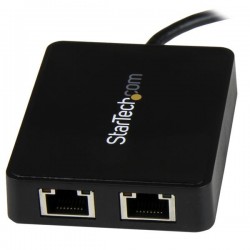StarTech.com USB-C to Dual Gigabit Ethernet Adapter with USB (Type-A) Port | StarTech.com Network Cards & Adapters