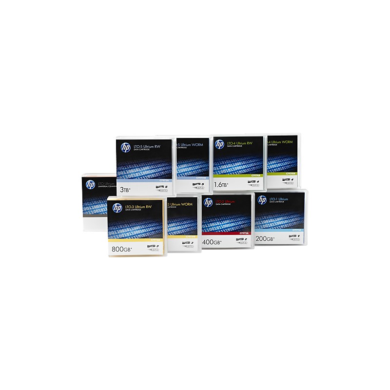 Hewlett Packard Enterprise LTO-7 Ultrium Non Custom Labeled Data Cartridge 20 Pack