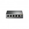 TP-LINK TL-SG1005P Unmanaged Gigabit Ethernet (10/100/1000) Power over Ethernet (PoE) Black network switch