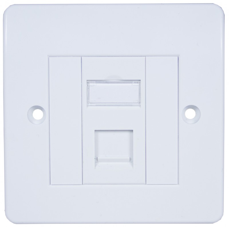 Cat5e FTP RJ45 Modules with Faceplate