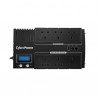 CyberPower BR700ELCD Line-Interactive 700VA 6AC outlet(s) Compact Black uninterruptible power supply (UPS)