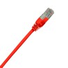 Red Cat5e patch lead with latch protection;