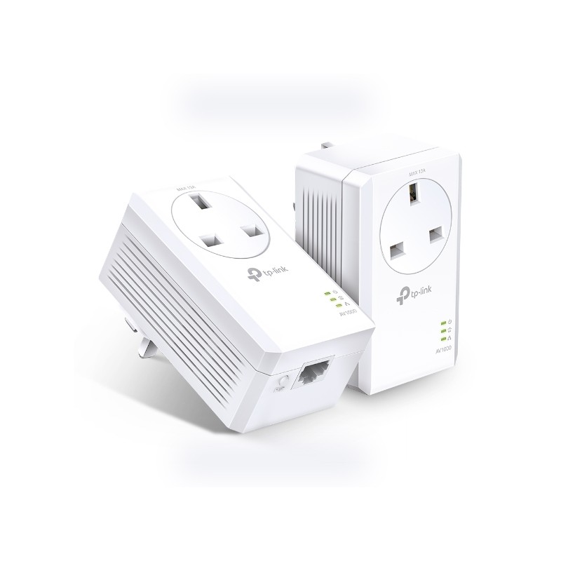 TP LINK AV1000 Gigabit Passthrough Powerline Starter Kit
