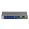 Netgear GS516UP Unmanaged Gigabit Ethernet (10/100/1000) Grey Power over Ethernet (PoE)