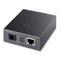 TP-LINK 10/100Mbps WDM Media Converter with 1-Port PoE