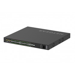 Netgear M4250-26G4XF-PoE+ Managed Gigabit Ethernet (10/100/1000) Power over Ethernet (PoE) 1U Black