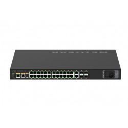 Netgear M4250-26G4XF-PoE+ Managed Gigabit Ethernet (10/100/1000) Power over Ethernet (PoE) 1U Black