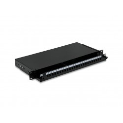 1u Unloaded Simplex Panel with SC Cut Outs