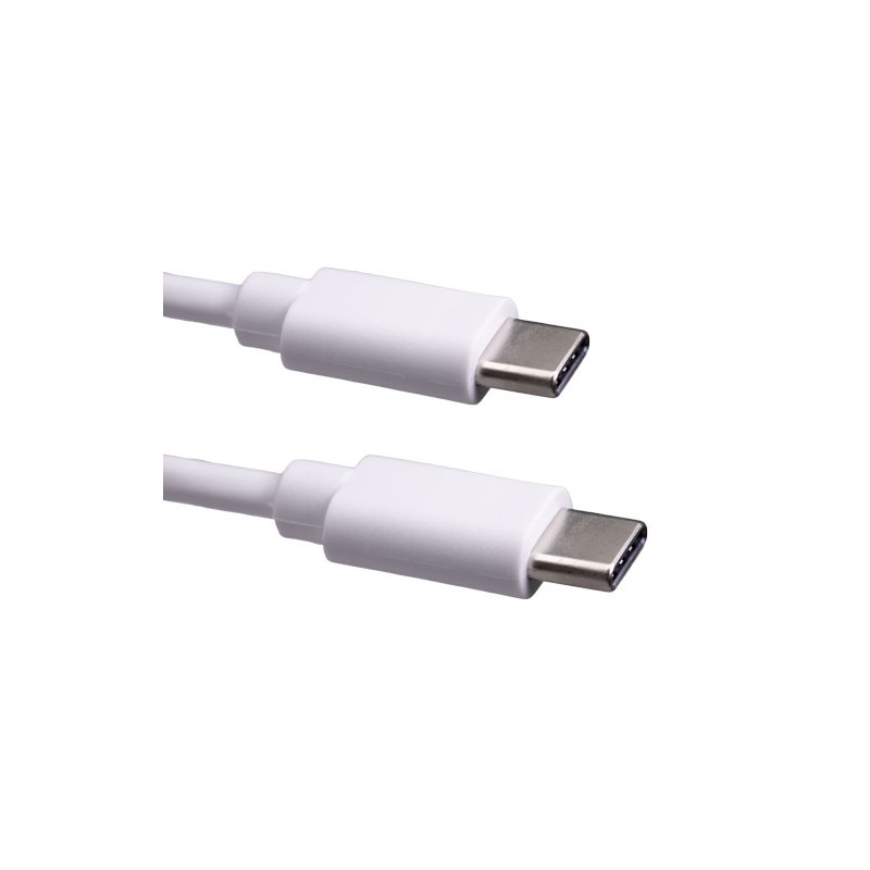 USB 3.1c Male - USB 3.1c Male White Cable