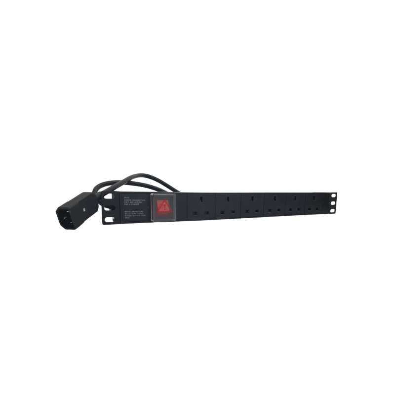 UK Socket / IEC C14 Plug Rack PDU